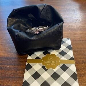 Magnolia is and Vine Mini-Millwork Bangle Bracelet, one size fits most